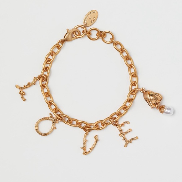 1x NWT Brock Collection x H&M Multiple Pendants Bracelet - Picture 1 of 6